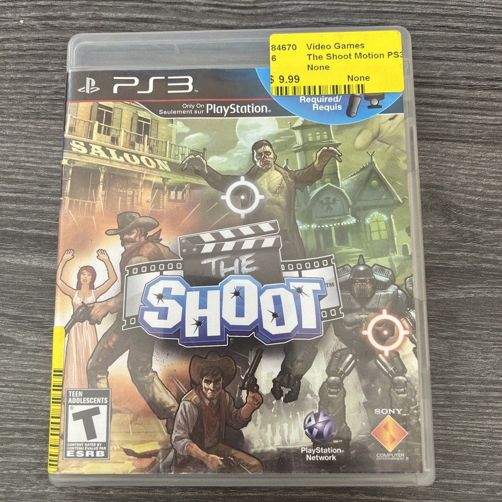 The Shoot PS3 (Sony PlayStation 3, 2010) Complete